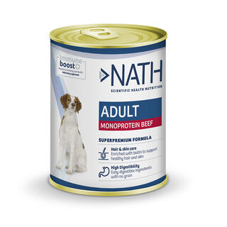 Nath Adult Monoprotein Vitela lata para cães